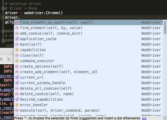 pycharm_dynamic_tab_completion_selenium_driver