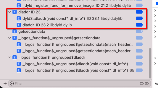 xcode_dladdr_symbol_br