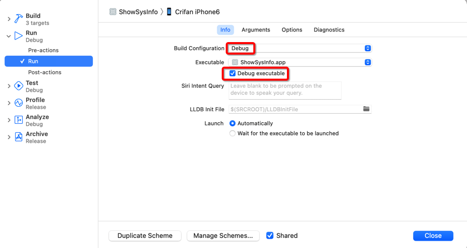 xcode_enable_debug_executable