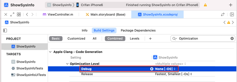 xcode_optimize_level_O0