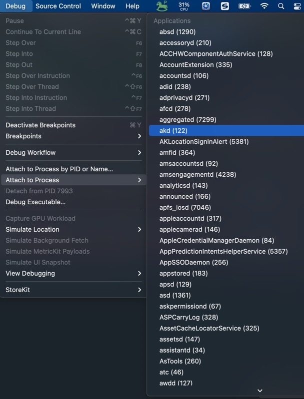 xcode_attach_process_list_akd
