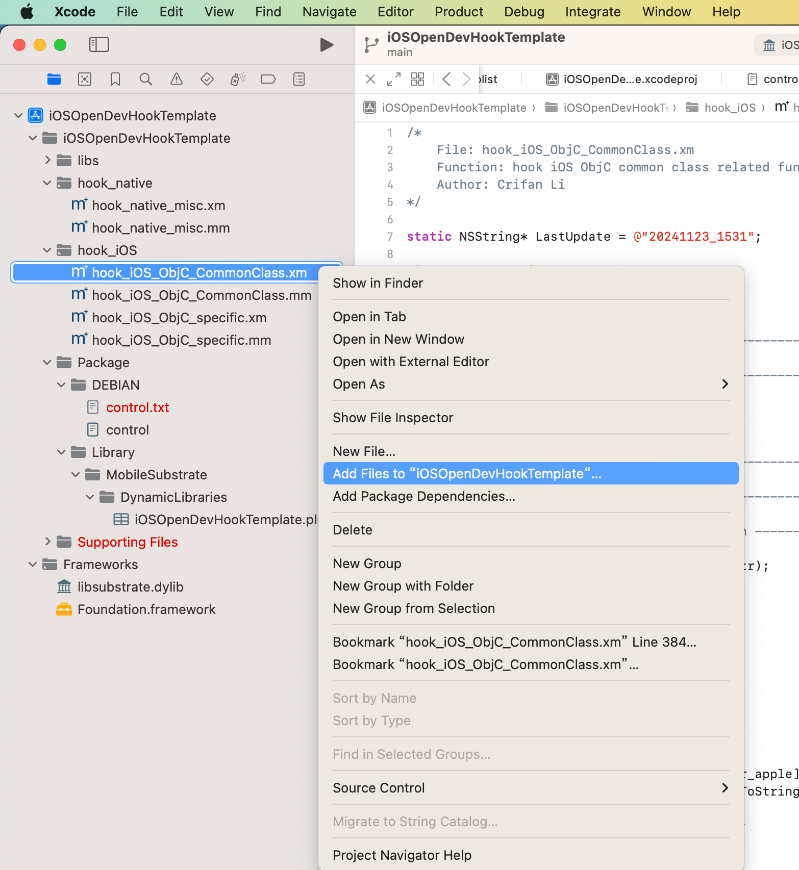 xcode_add_files_to_for_mm