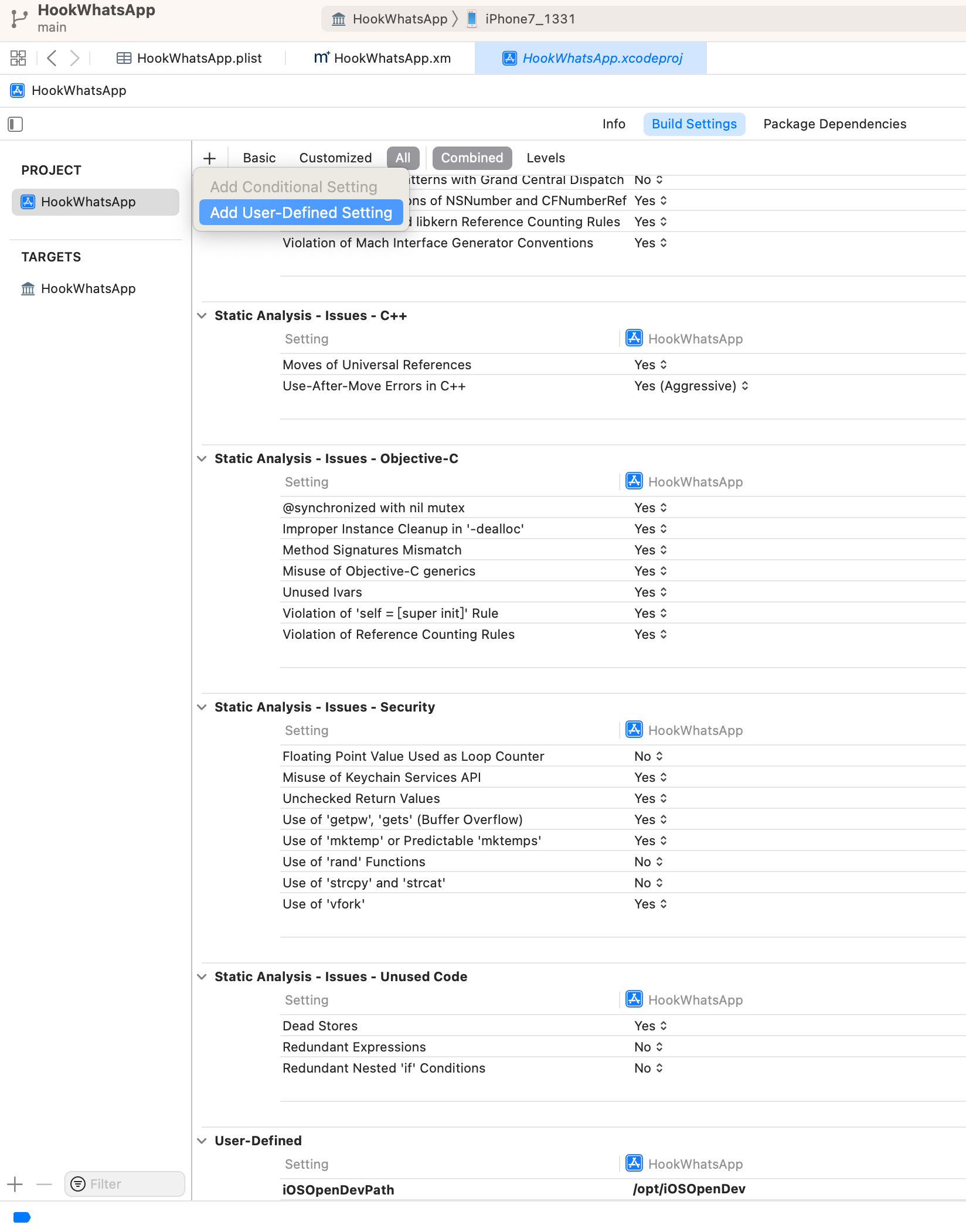 xcode_build_settings_add_user_defined_string
