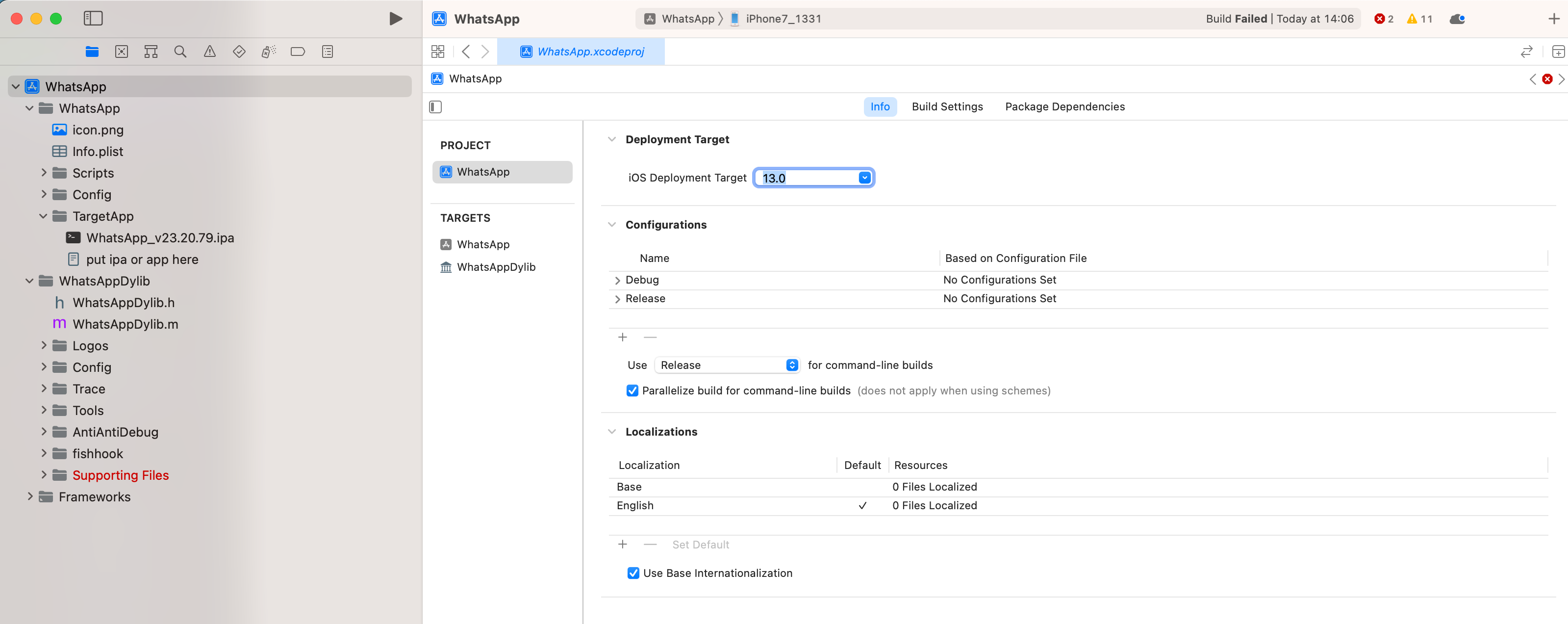 xcode_project_deployment_target_ios_13