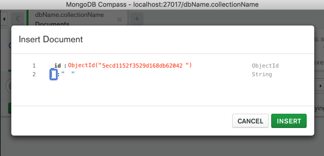 mongodb_compass_insert_document_popup