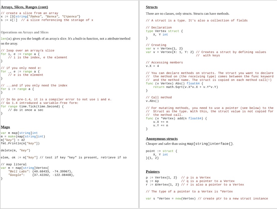 Go的cheat sheet - 4